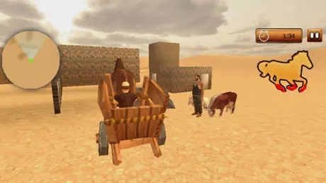 Impossible Horse Cart Driving
