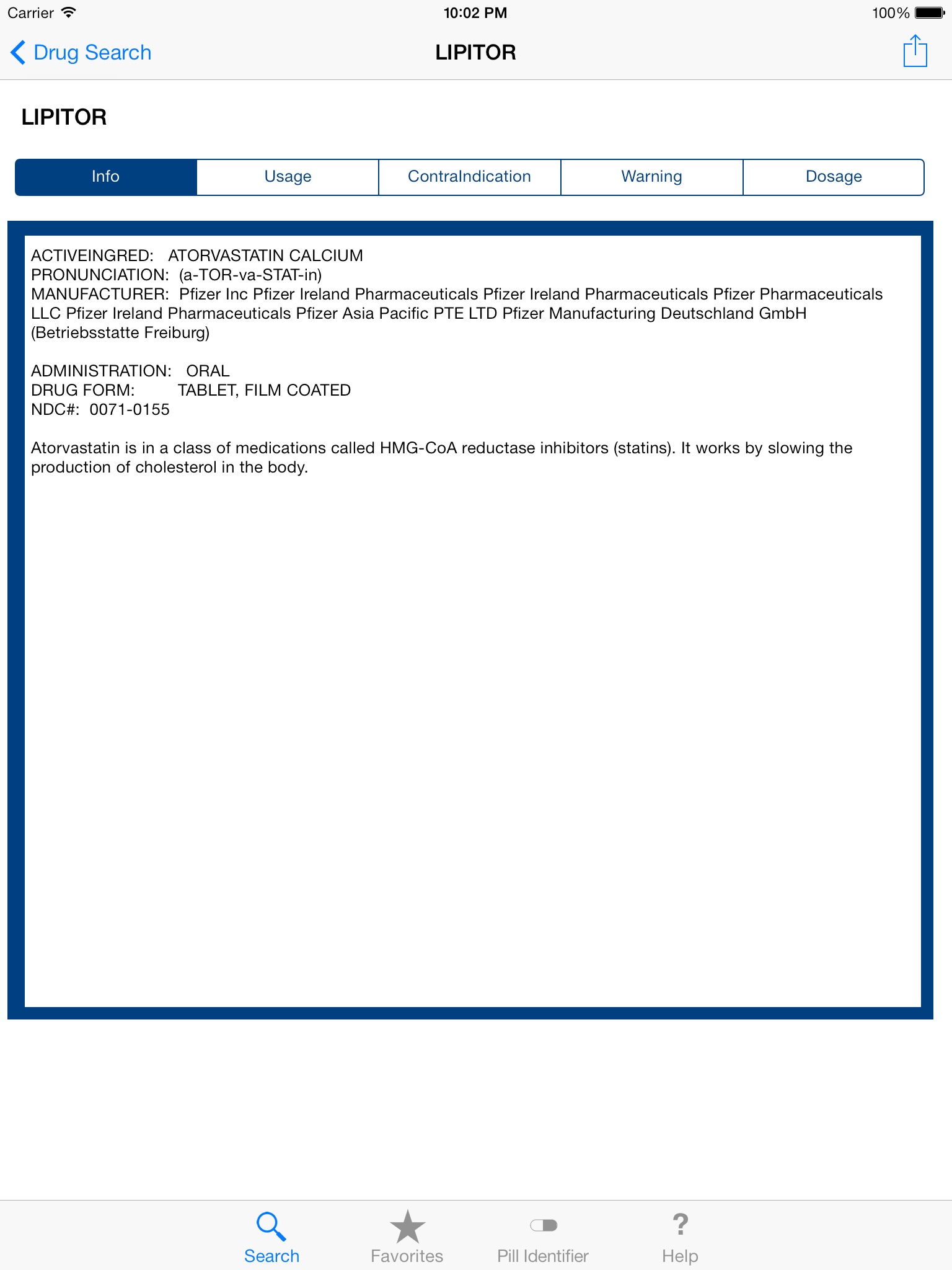 Drugs & Medications PRO screenshot 2