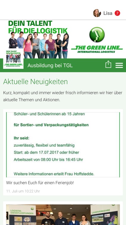 Ausbildung bei TGL