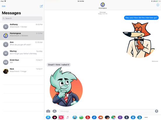 Screenshot #5 pour Humongous Stickers