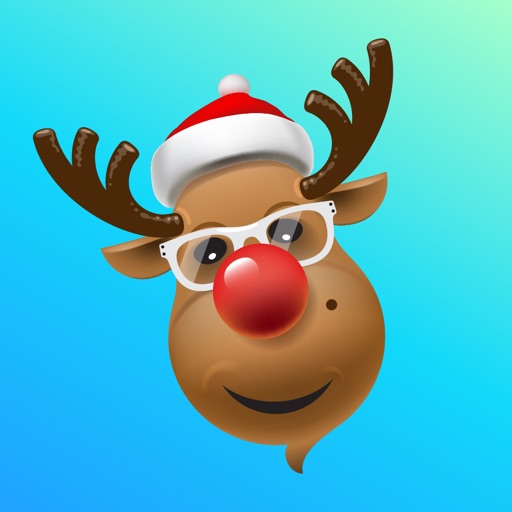 Reindeer Christmas Sticker App icon