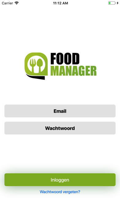 Screenshot #1 pour Foodmanager