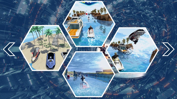 Jet Ski Boat Racing  Stunts