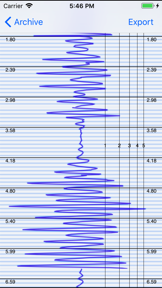 Seismometer screenshot
