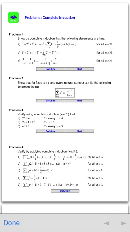 iMath-Problems: Math Problems with Solutions screenshot-3