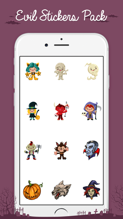 How to cancel & delete Evil Camp Stickers from iphone & ipad 3