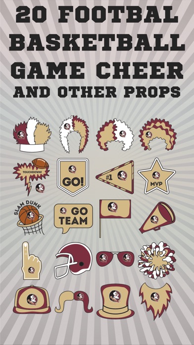 Florida State Seminoles Selfie Stickers screenshot 3