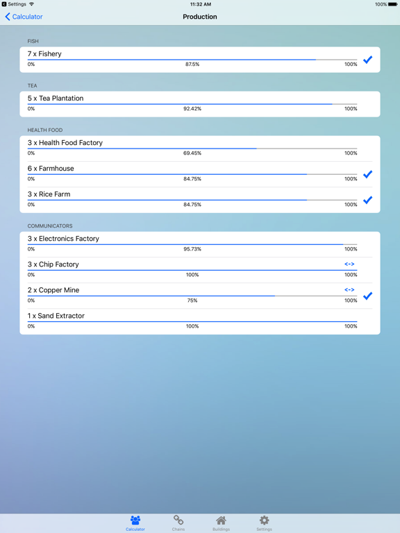 Screenshot #5 pour Production Calculator Lite