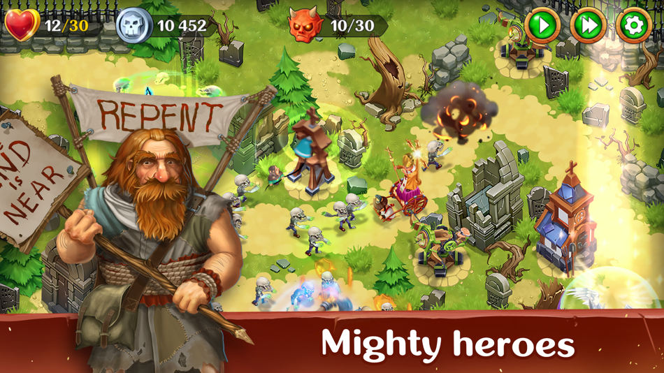 #1. Holy TD (iOS) 由: PlayFlock
