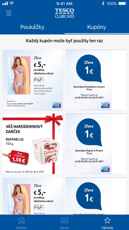 Tesco Clubcard Slovakia