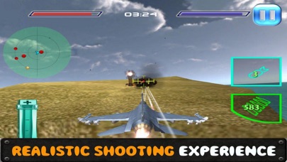 Screenshot #3 pour F16 Wings Sky War