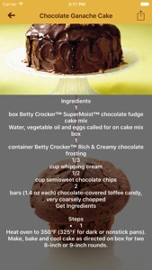 Chocolate Recipes. screenshot #3 for iPhone