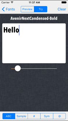 Font preview tool. screenshot 3
