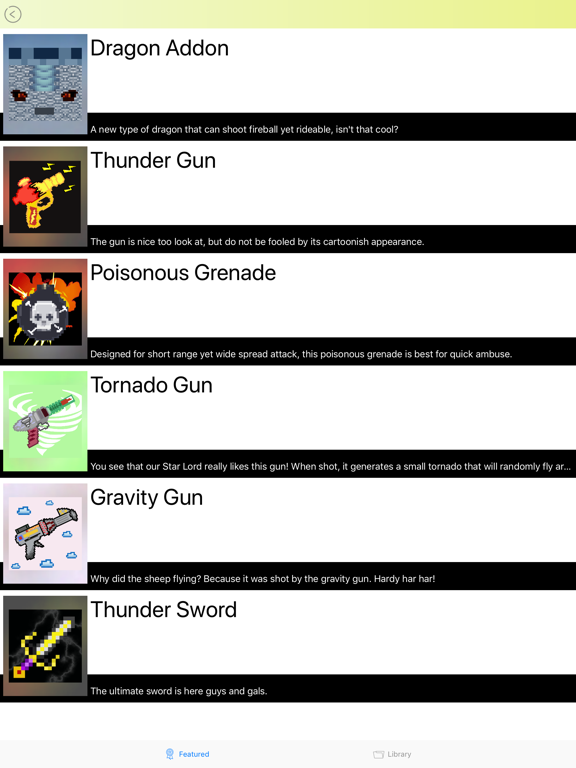 Gun Addon Crafter iPad screenshot 4 - Entertainment app