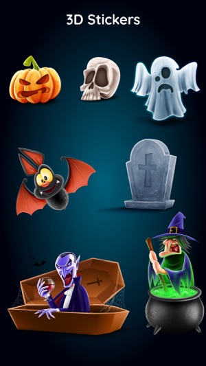 Pumpkin 3D Halloween Emojis(圖3)-速報App