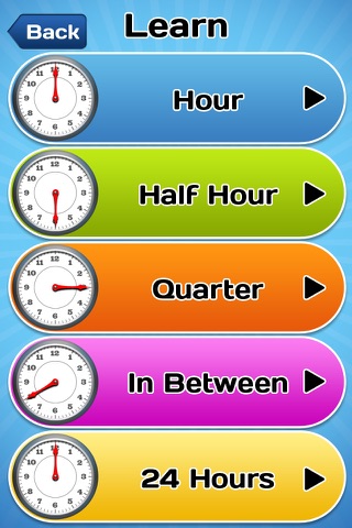 learn the clock - náhled