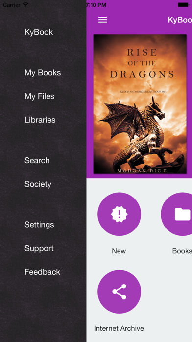 KyBook 2 Ebook Reader Screenshot