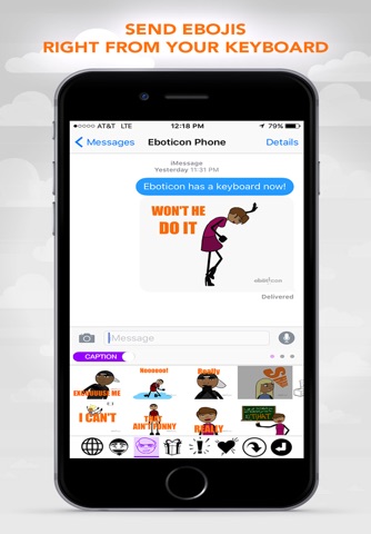Eboticon Emoji Stickers screenshot 3