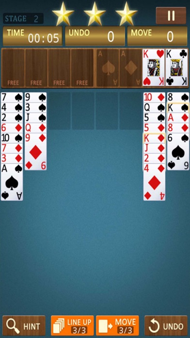 Freecell Solitaire king screenshot 3