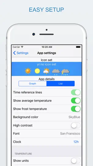 Скриншот Widget Weather Lite на iPhone 5