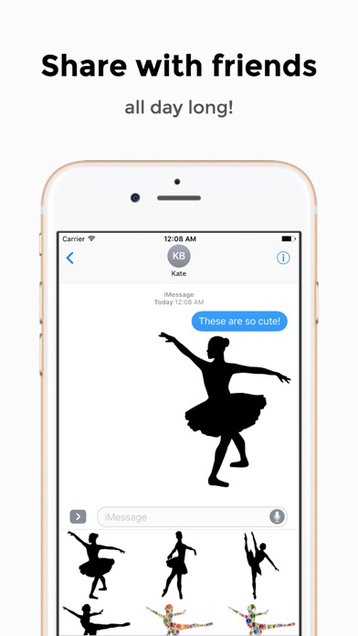 Ballet Dancer Stickers screenshot 2