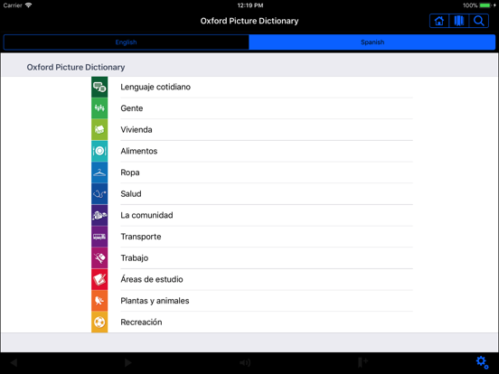 Screenshot #5 pour Oxford Picture Dictionary Demo