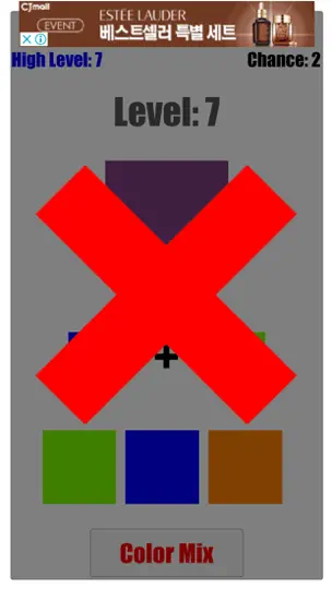 Captura de pantalla de Color Mix - What Color? en iPhone 4