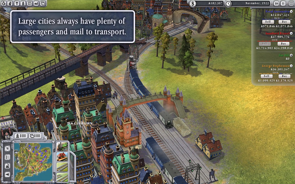 #9. Sid Meier's Railroads! (macOS) Bởi: Feral Interactive Ltd