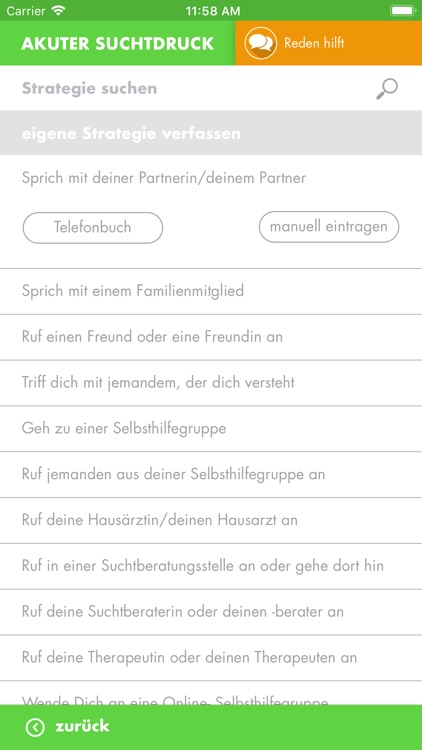 Suchthilfe screenshot-3