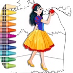 Công chúa màu trò chơi cuốn sá