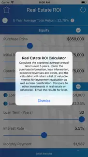 real estate roi calculator iphone images 1