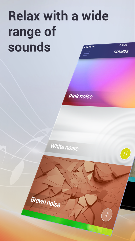 #1. White & Pink Noise (iOS) 由: Vlad Polyanskiy