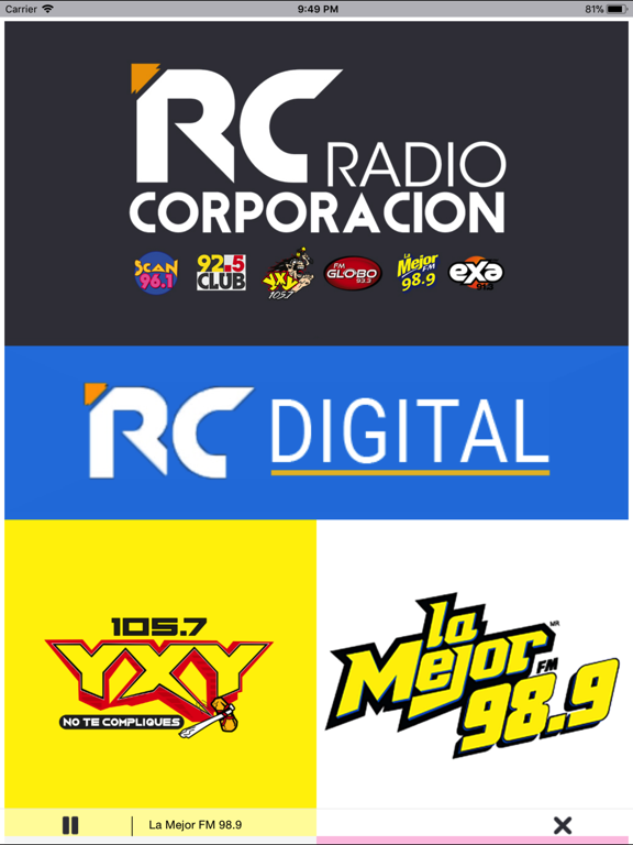 RC App iPad screenshot 2 - Entertainment app
