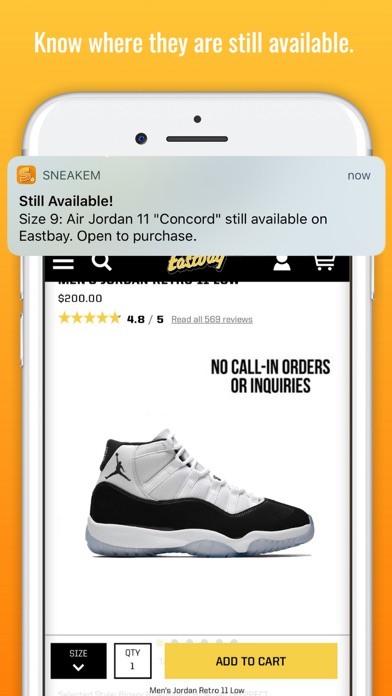 SneakEm' - Sneaker Releases Screenshots