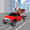 City Animal Transporter Truck 3D