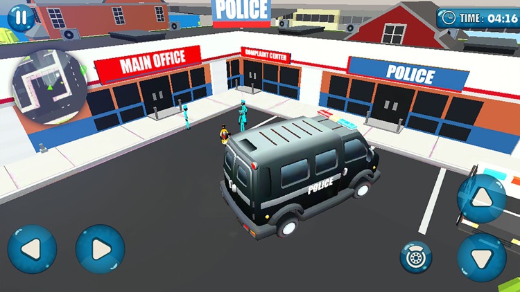 Stickman Police Bus Driver Pro screenshot-3