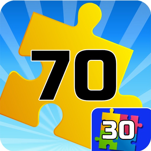 Done 30 puzzles of 70 pieces icon