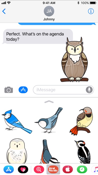 Bird Nerds Stickers screenshot 2