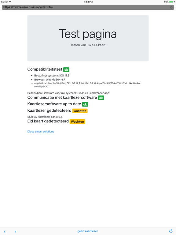 kaartlezer app screenshot 3