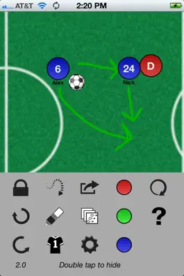Game screenshot Soccer WhiteBoard apk