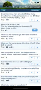 Breast Cancer Risk Assessment screenshot #1 for iPhone