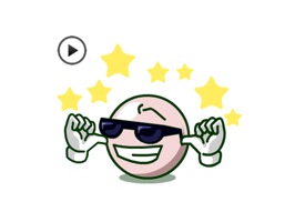 Bouncy Emojicons's cute animated stickers