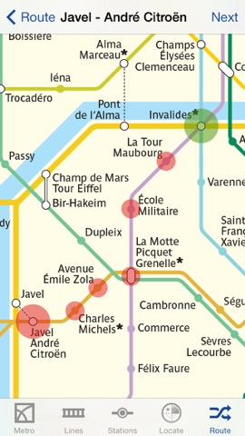 パリの地下鉄 乗換案内のおすすめ画像3