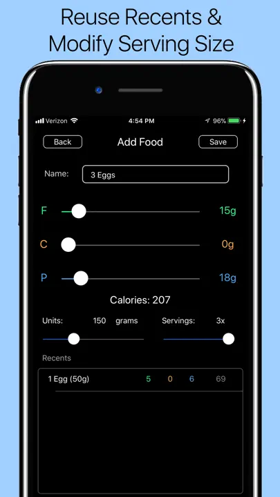 Macro Tracker: Screenshot 4 von 5