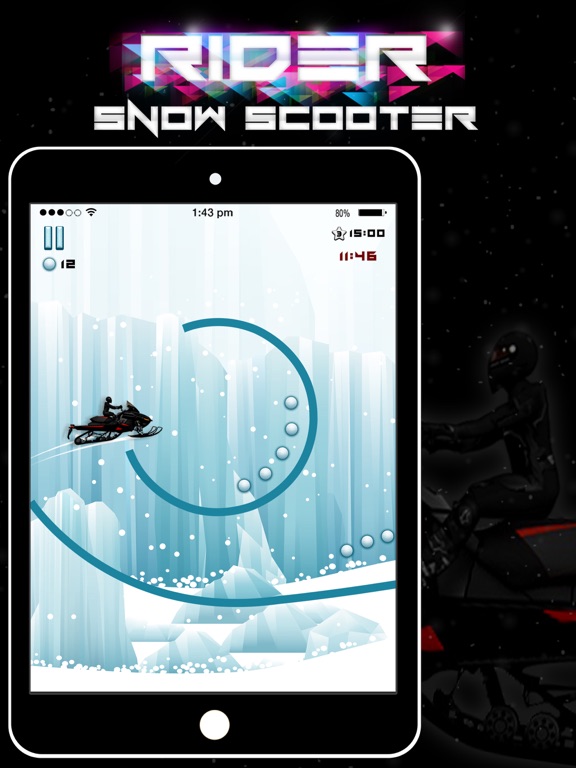 Screenshot #5 pour Rider- Snow Scooter