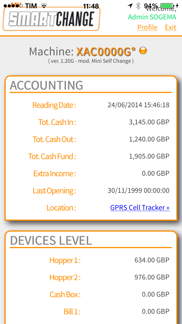 SmartChange Monitor Screenshot
