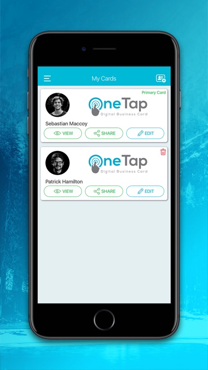 OneTapme Mobile Business Card