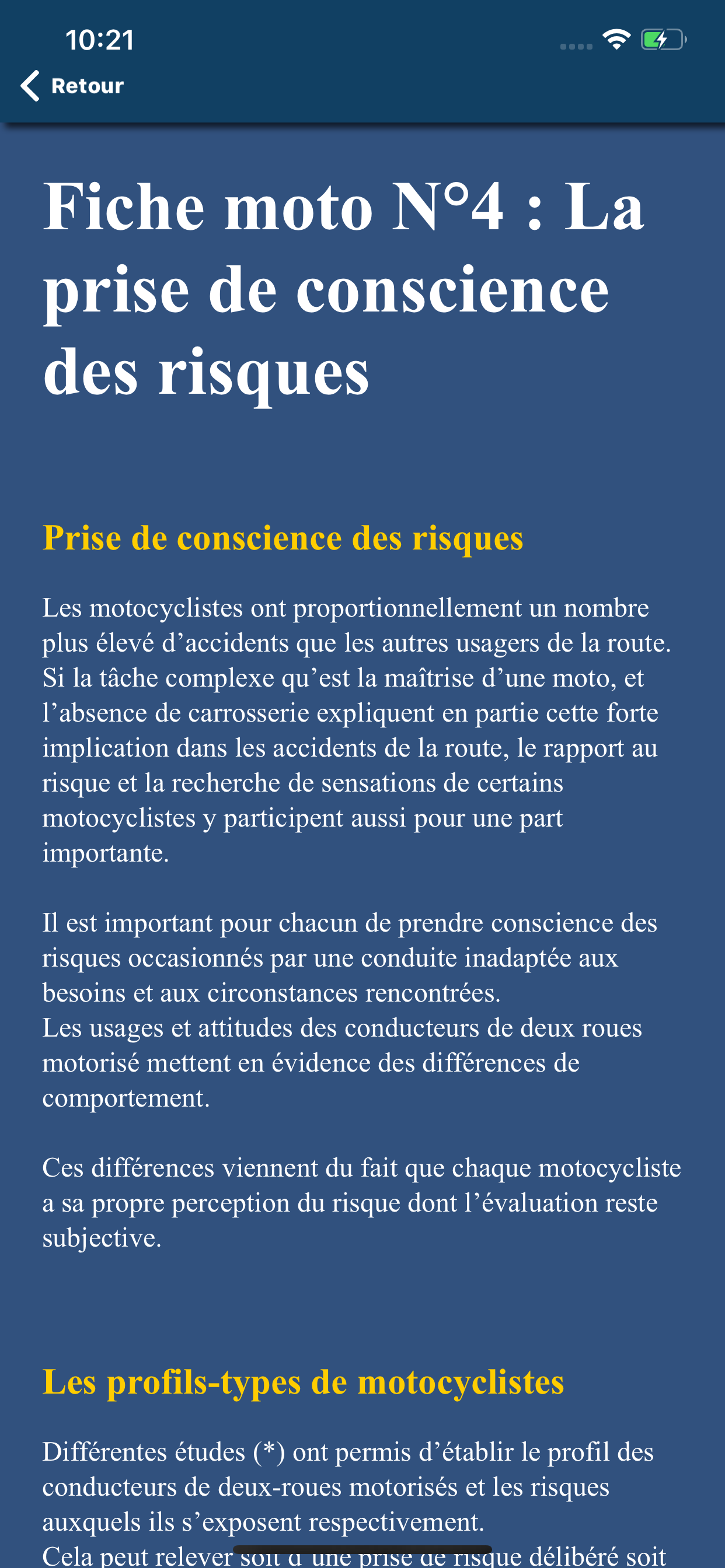 Fiches Plateau Moto
