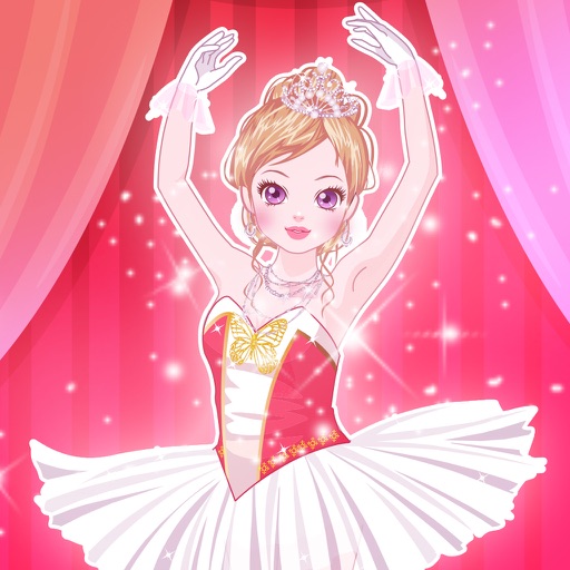 Ballerlina Girls Dress Up Beauty Game Icon