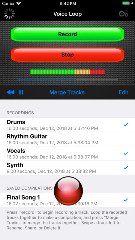 Voice Loop screenshot 1 of 4
